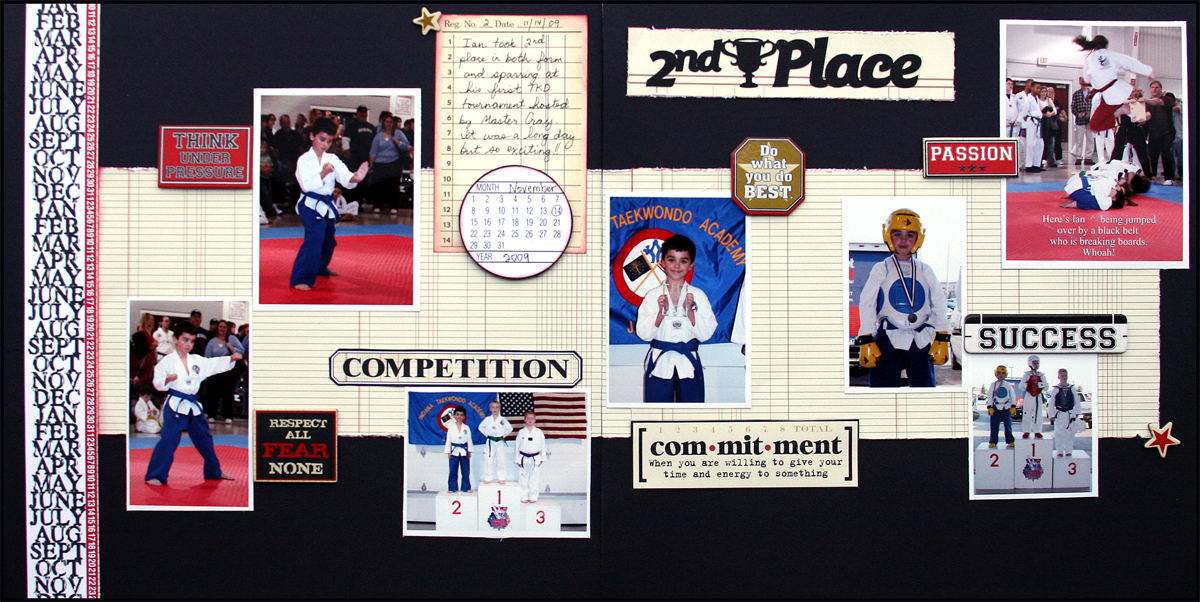 2nd Place Tae Kwon Do Layout 2nd Place Tae Kwon Do Layout