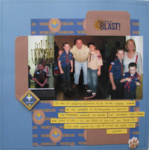 Having a Blast! Layout