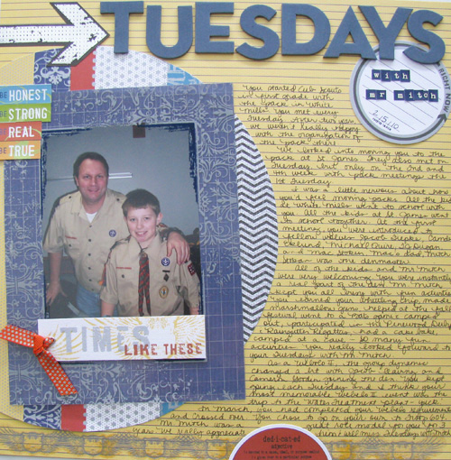 Tuesday’s with Mr. Mitch Layout