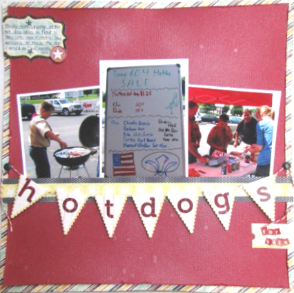 Hot Dogs for Sale Layout