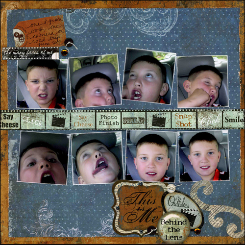 This is me layout by Carolyn Lontin