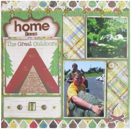 Home from the Great Outdoors Layout