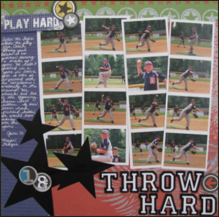 Play Hard – Throw Hard Layout