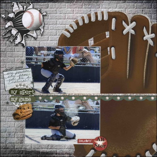 My Sport My Game Layout