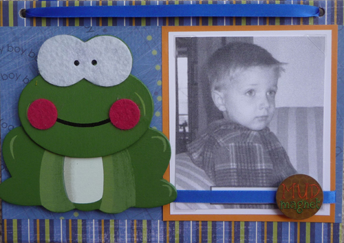 Frog Door Hanger by Lisa Frayne