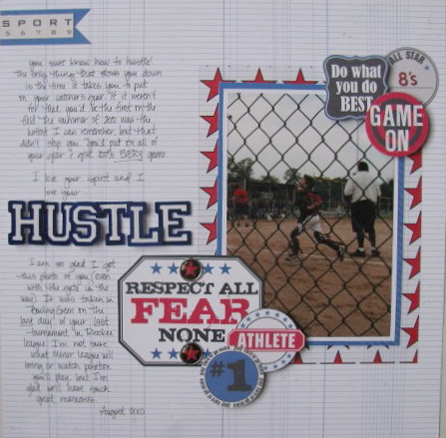 Hustle 2-page Layout