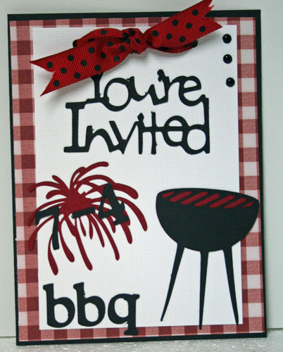 Picnic Invitation & King of the Grill Card by Stephanie Ackerman
