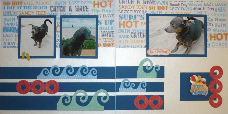 Day at the Beach Layout