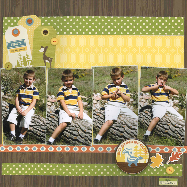 So Stinkin’ Cute Layout