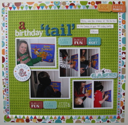Birthday ‘Tail’ Layout