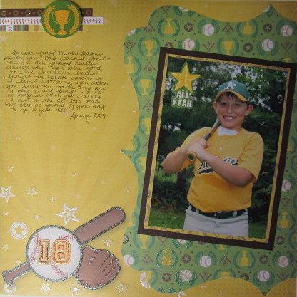 Baseball Opening Day {09} Layout