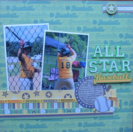 All Star Baseball Layout