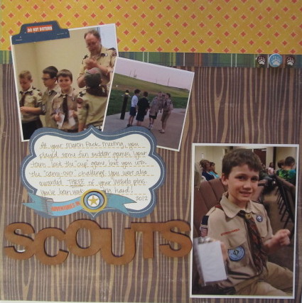 Adventures in Scouts Layout