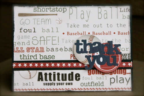 Thank You Baseball Cards