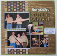 Boy Scouts Rifle Winner!