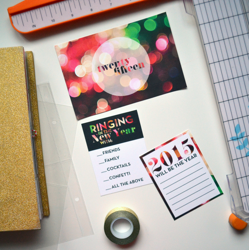 Free Printable | New Year 2015 POCKET PAGES™