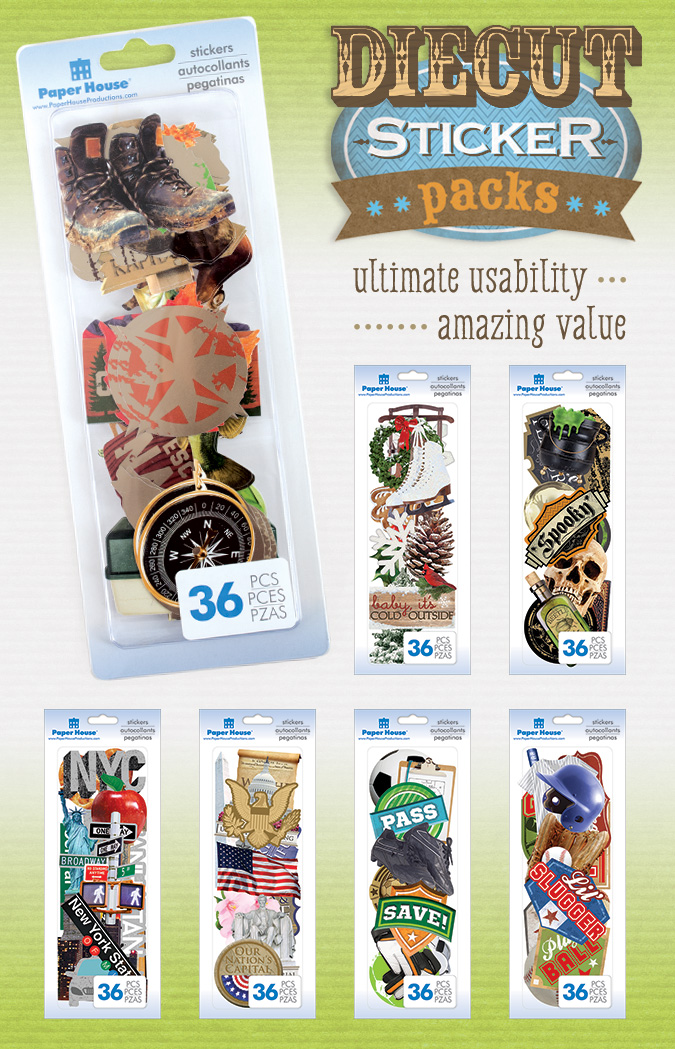 CHA 2015 Sneak Peek – Diecut Sticker Packs