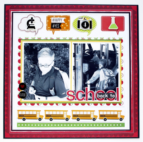 Scrapbook Page | back to school