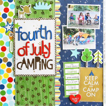 Step-By-Step Monthly Project Sheet: Campout Collection