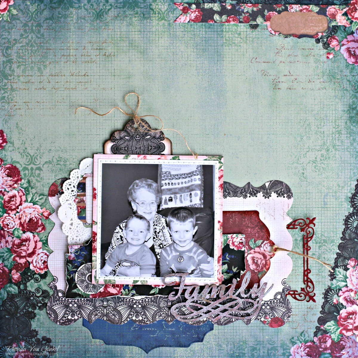 1 Layout 3 Ways With Love & Lace!
