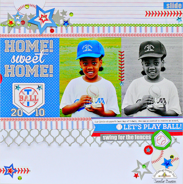 Home Run Collection: Home Sweet Home Layout by Jennifer Beason