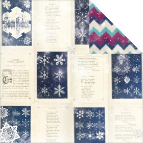 Bo-Bunny - Altitude Collection - Snowflake Paper