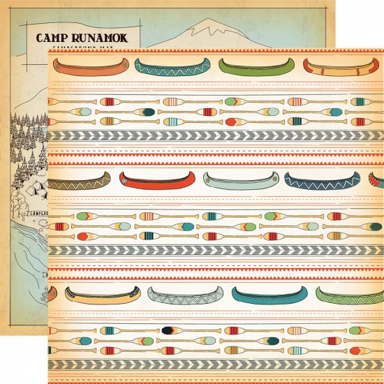 Carta Bella - The Great Outdoors - Canoeing Paper
