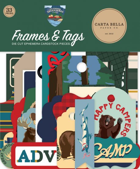 Carta Bella - Outdoor Adventure Frames & Tags
