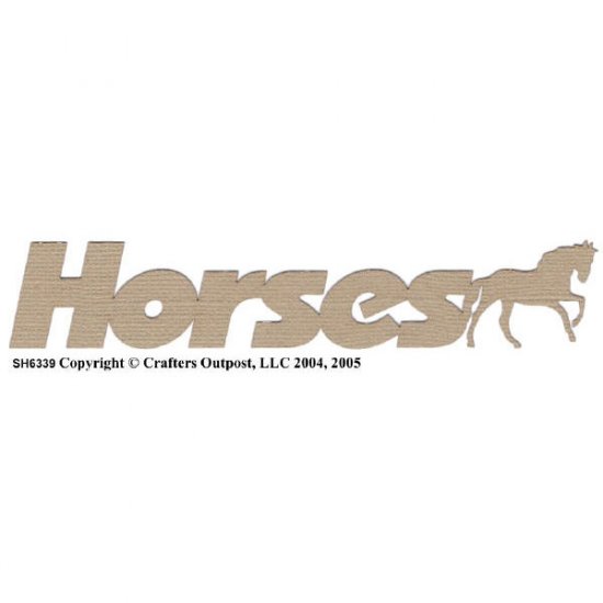 Crafters Outpost - Horses Lil\' Liner