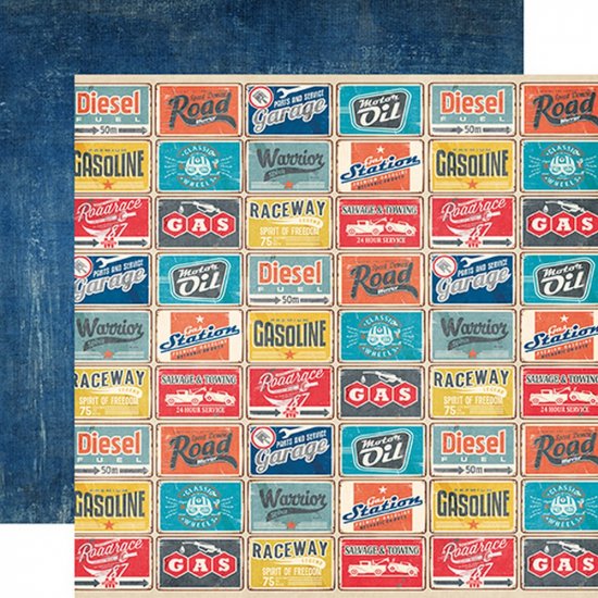 Echo Park - License Plates Paper