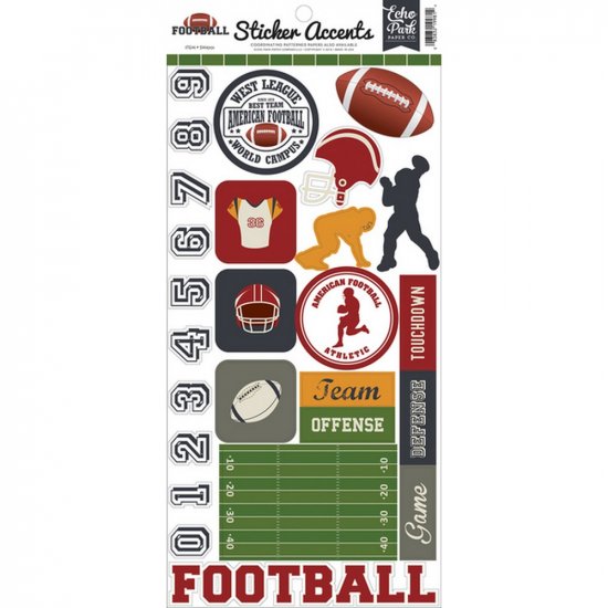 Echo Park - Football Sticker