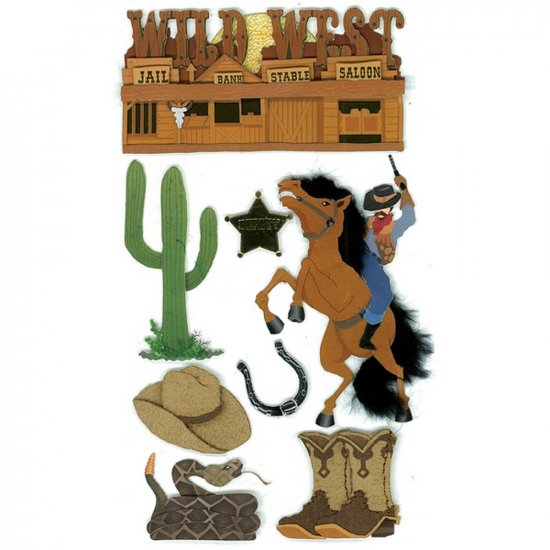 Jolee\'s - Wild West Dimensional Stickers