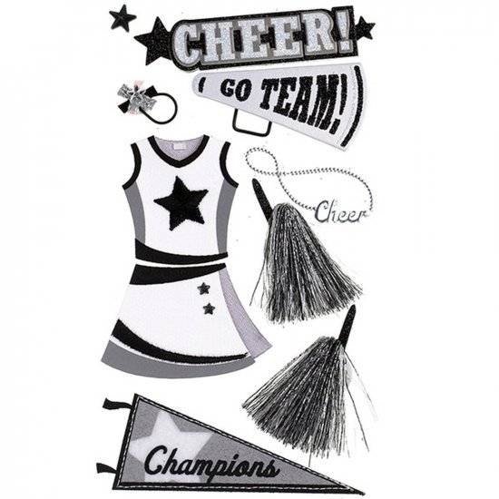 Jolee\'s - Cheerleading Dimensional Stickers