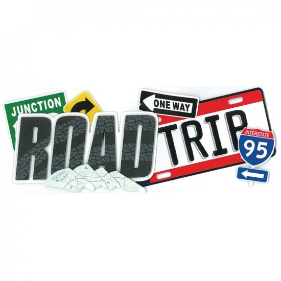 Jolee\'s - Road Trip Dimensional Title Stickers