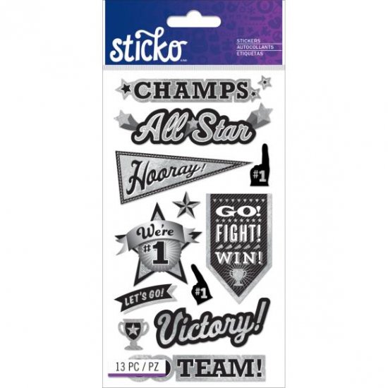 Sticko - Sports Words Stickers
