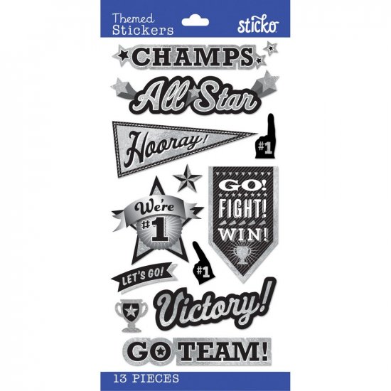 Sticko - Sports Words Classic Stickers