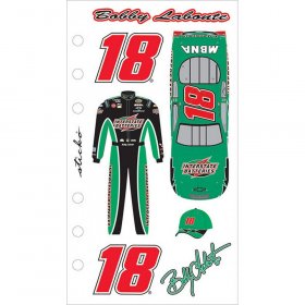 NASCAR - Bobby Labonte Suit Stickers