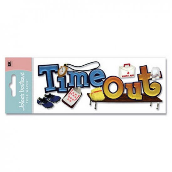 Jolee\'s - Time Out Dimensional Title Stickers