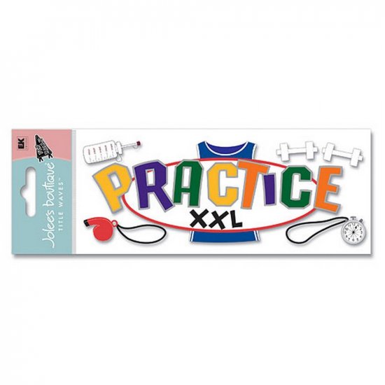 Jolee\'s - Practice Dimensional Title Stickers