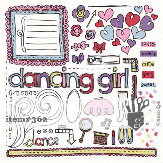 Fancy Pants - Dancing Gril Rub-ons