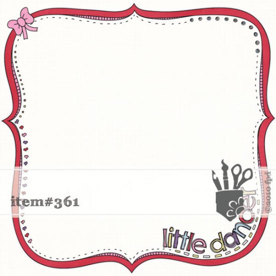 Fancy Pants - Dancing Gril Bracket Transparency