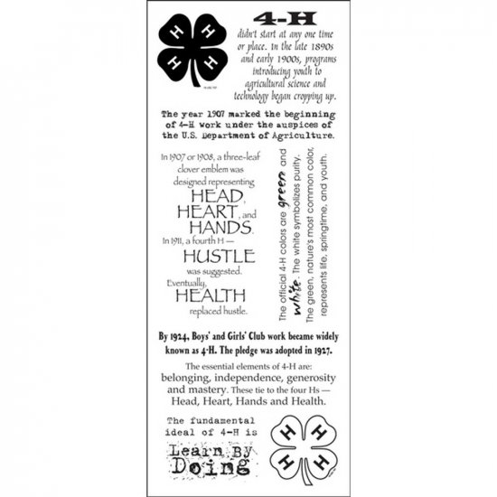 It Takes Two - 4-H Facts Stickers