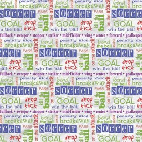 It Takes Two - Soccer Words Vellum