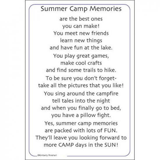 It Takes Two - Poem for a Page - Summer Camp