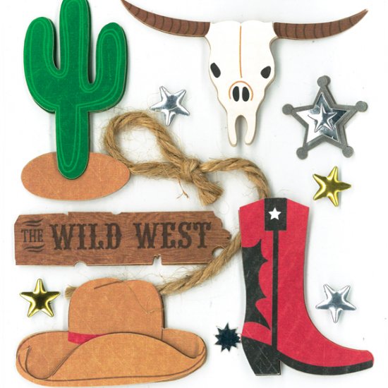 K & Co - Cowboy Sticker Medley