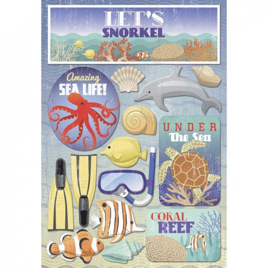 Karen Foster - Let\'s Snorkel Stickers