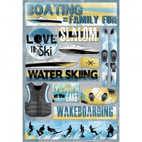 Karen Foster - Boating Cardstock Stickers