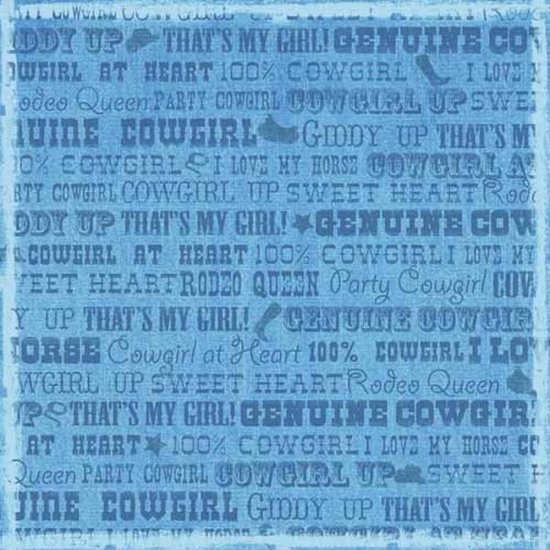 Karen Foster - Cowgirl Collage Paper