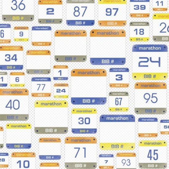 Karen Foster - Marathon Numbers Paper