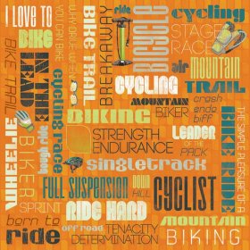 Karen Foster - Biking Collage Paper